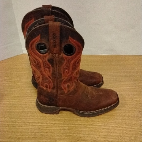 Lady Rebel Durango Brown Western Boots - Picture 1 of 7